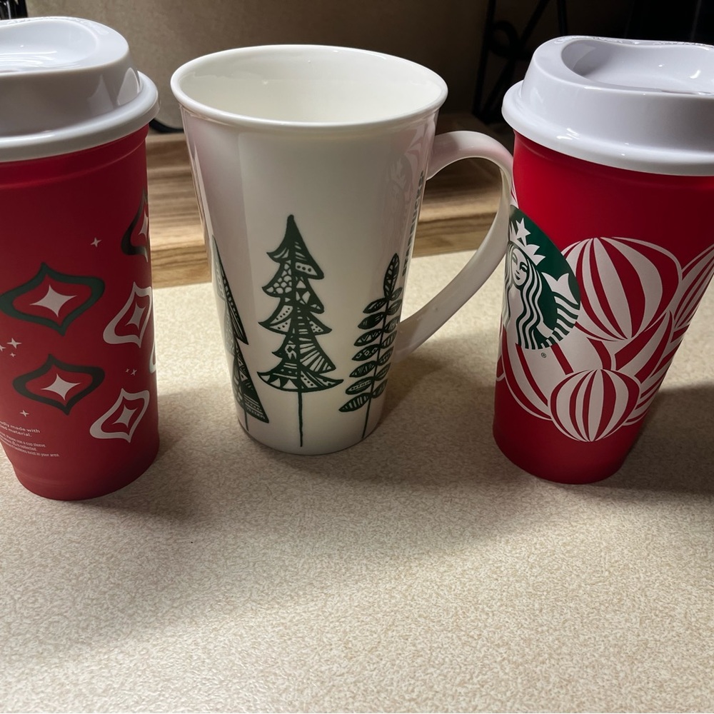 Starbucks cups